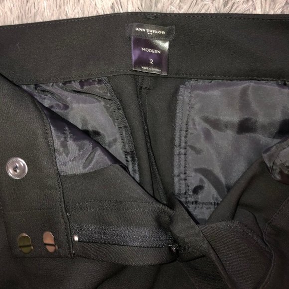 Ann Taylor Dress Pants Black - Picture 3 of 3